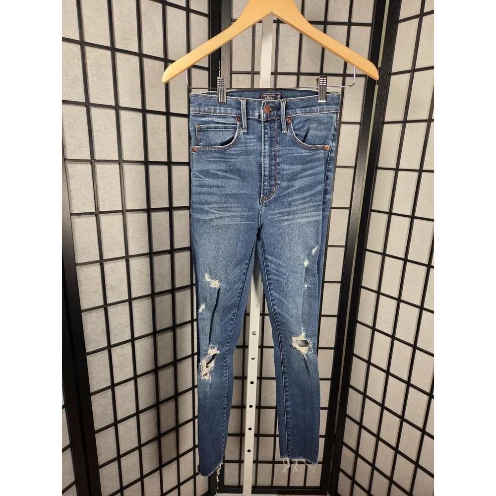 Abercrombie & Fitch Y2k‎ Ultra High Rise Super Skinny Size 25/0